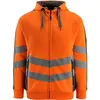 Image de Mascot, Veste de travail, T-shirt de sécurité unisexe à manches longues Corby orange vif, anthracite taille L (L)