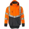 Image de Mascot, Veste de travail, blouson unisexe de signalisation Harlow orange, bleu noir taille 3XL (3XL)