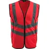 Image de Mascot, Veste de travail, gilet de sécurité unisexe Wingate rouge taille L (L)