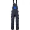 Image de Mascot, Pantalon de travail, Salopette Augsburg taille 90C52, noir bleu/bleu blé (W44/L30)