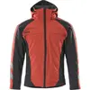 Image de Mascot, Veste de travail, Veste softshell homme "DARMSTADT" Unique rouge, noir taille L (L)