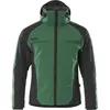 Image de Mascot, Veste de travail, Veste softshell homme "DARMSTADT" Unique vert, noir taille L (L)