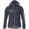 Image de Mascot, Veste de travail, Veste hard shell Accelerate noir et bleu, taille 4XL (4XL)