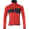 Image de Mascot, Veste de travail, Fleecepullover mit Reissverschluss Microfleecejacke Grösse 3XL, verkehrsrot/schwarz (3XL)