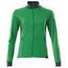 Image de Mascot, Femmes, Pull-over, Sweat-shirt zippé pour femme Accelerate vert gazon/vert taille 2XL, Vert, (XXL)