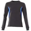Image de Mascot, Haut de travail, Sweatshirt Accelerate Femme Noir/Bleu Azuré Gr.M (M)