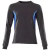 Image de Mascot, Haut de travail, Sweat-shirt Accelerate Femme Noir/Bleu Azur GrXL (4XL, XL)