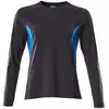 Image de Mascot, Haut de travail, Manches longues Accelerate Femme Noir/Bleu Azur Gr.3XL (3XL)