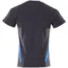 Image de Mascot, Haut de travail, T-Shirt, moderne Passform T-shirt Grösse S ONE, schwarzblau/azurblau (Taille unique)