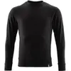 Image de Mascot, Veste de travail, Sweat-shirt homme Crossover, coton organique noir, taille M (M)