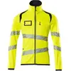 Image de Mascot, Hommes, T-shirt, Veste polaire haute visibilité, taille S, modèle Accelerate, jaune/bleu foncé, Bleu, Noir, Jaune, (S)