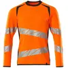 Image de Mascot, Hommes, Pull-over, Sweat-shirt haute visibilité HiVis orange/bleu marine, taille L, Noir, Orange, (L)