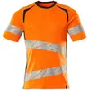 Image de Mascot, Hommes, T-shirt, T-shirt haute visibilité Accelerate orange/noir-bleu, taille 2XL, Bleu, Orange, Noir, (XXL)