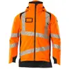 Image de Mascot, Veste de travail, Veste d'hiver haute visibilité orange/bleu foncé, taille S (S)