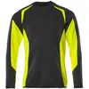 Image de Mascot, Veste de travail, Sweat-shirt avec protection UV noir/jaune HiVis taille M (M)