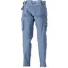 Image de Mascot, Pantalon de travail, Pantalon avec genoux. STRETCH bleu pierre, taille 82C42 (XS)