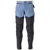 Image de Mascot, Pantalon de travail, Pantalon avec genoux. STRETCH bleu pierre/noir, taille 76C44 (L)