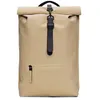 Image de Sac à dos Rains Rolltop Rucksack pour ordinateur portable 16" Beige