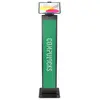 Image de Compulocks BrandMe Cling - Bodenständer mit universeller Tablethalterung - schwarz, Support de tablette, Noir