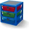 Image de LEGO, Boîte à jouets, 3-Drawer Rack de stockage niebieski