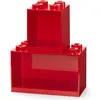 Image de LEGO, Boîte à jouets, Brick 4 & 8 zestaw pó ek 2 szt. czerwony