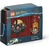 Image de LEGO Set de Lunch Harry Potter Gryffindor - Bordeaux et Gris Foncé, Lunch box, Rouge
