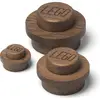 Image de Room Copenhagen, Patère + Porte-manteau mural, 1x1 Wooden Wall Hanger Set - Oak Dark Stained