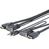 Image de Vivolink PROVGAHDMIFLY7 Adaptateur de câble vidéo VGA (D-Sub) + HDMI type A (standard) (5 m), Câble vidéo, Noir