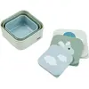 Image de Done by Deer Snackbox Happy Clouds Grün, 3-tlg., Lunch box, Vert