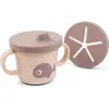 Image de Done by Deer, Vaisselle + couverts pour enfants, Set Snack & Gobelet Wally Rose
