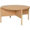 Image de Hübsch, Table basse, Table basse Heritage Naturelle (86 x 86 x 40 cm)