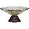 Image de Hübsch, Plat décoratif, Bonbon Glass Bowl Large Green/Brown