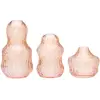 Image de Hübsch, Vase, Fuyu Vasen Orange (3er Set) (3x, 1.06 l)
