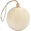 Image de Creativ Company, Décorations de sapin de Noël, Boule en bois pour la décoration de Noël (1 x)