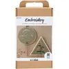 Image de Creativ Company Kit de bricolage - Broderie, Kit de travail manuel, Vert, Multicolore
