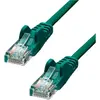Image de ProXtend U/UTP CAT5e PVC AWG 26 CCA Vert 25CM (U/UTP, CAT5e, 0.25 m), Câble réseau