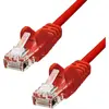 Image de ProXtend U/UTP CAT5e PVC AWG 26 CCA Rouge 25CM (U/UTP, CAT5e, 0.25 m), Câble réseau