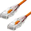 Image de ProXtend Slim U/UTP CAT6 LSZH AWG 28 Orange 3M (U/UTP, CAT6, 3 m), Câble réseau