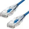Image de ProXtend Slim U/UTP CAT6 LSZH AWG 28 Bleu 4M (U/UTP, CAT6, 4 m), Câble réseau