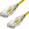 Image de ProXtend Slim U/UTP CAT6 LSZH AWG 28 Jaune 5M (U/UTP, CAT6, 5 m), Câble réseau