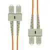 Image de ProXtend FO-SCSCOM2D-003 Câble à fibre optique 3 m SC/UPC LSZH OM2 Orange (CAT6, 3 m), Câble réseau