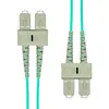 Image de ProXtend FO-SCSCOM3D-005 Câble à fibre optique 5 m SC/UPC LSZH OM3 Aqua (5 m), Câble réseau