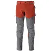 Image de Mascot, Pantalon de travail, Pantalon avec genoux. STRETCH rouge automne/anthracite, taille 90C62 (XL)