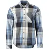 Image de Mascot, Femmes, Chemise, Chemise en flanelle Customized 22904 bleu noir à carreaux Gr. 2XL, Bleu, (XXL)
