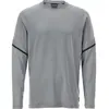 Image de Mascot, Haut de travail, T-shirt manches longues gris argenté, taille M (M)