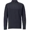 Image de Mascot, Haut de travail, T-shirt manches longues, zip court bleu noir, taille S (S)