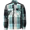 Image de Mascot, Hommes, Chemise, chemise en flanelle, doublée vert forêt à carreaux, taille 3XL, Vert, (3XL)
