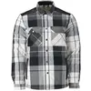 Image de Mascot, Hommes, Chemise, Chemise en flanelle, doublée Gris anthracite à carreaux, taille 3XL, Gris, (3XL)