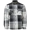 Image de Mascot, Hommes, Chemise, Chemise en flanelle, doublée Gris anthracite à carreaux, taille L, Gris, (L)