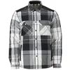 Image de Mascot, Hommes, T-shirt, Chemise en flanelle, doublée Gris anthracite à carreaux, taille S, Multicolore, Gris, (S)